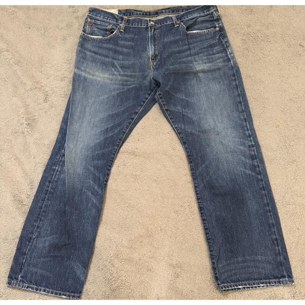 Polo Ralph Lauren Jeans Mens 38x30 Blue Medium Wash Denim Straight Leg Vintage